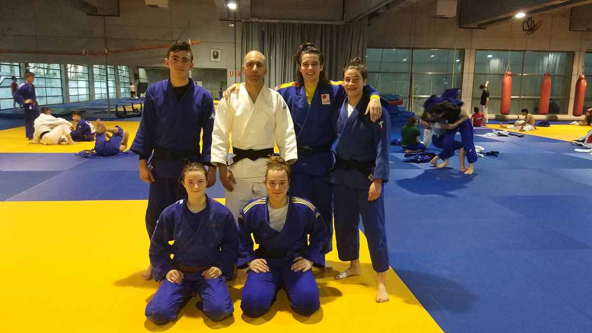 Judokas Navarros en la Concentraci&oacute;n de Centros Tecnificaci&oacute;n Judo en Madrid.